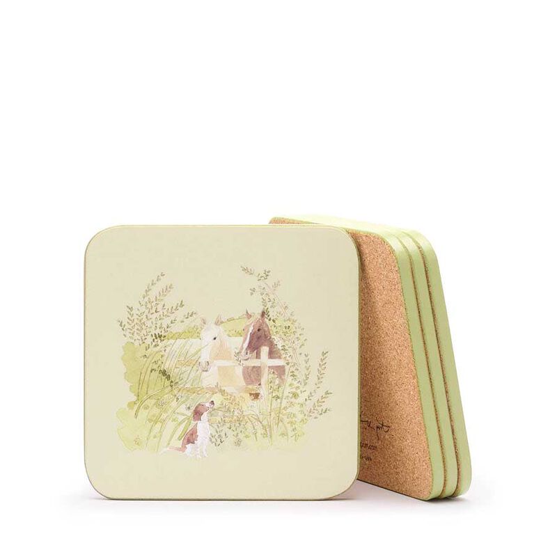 Sophie Allport Coasters - Set Of 4 - Farm Friends image number 1